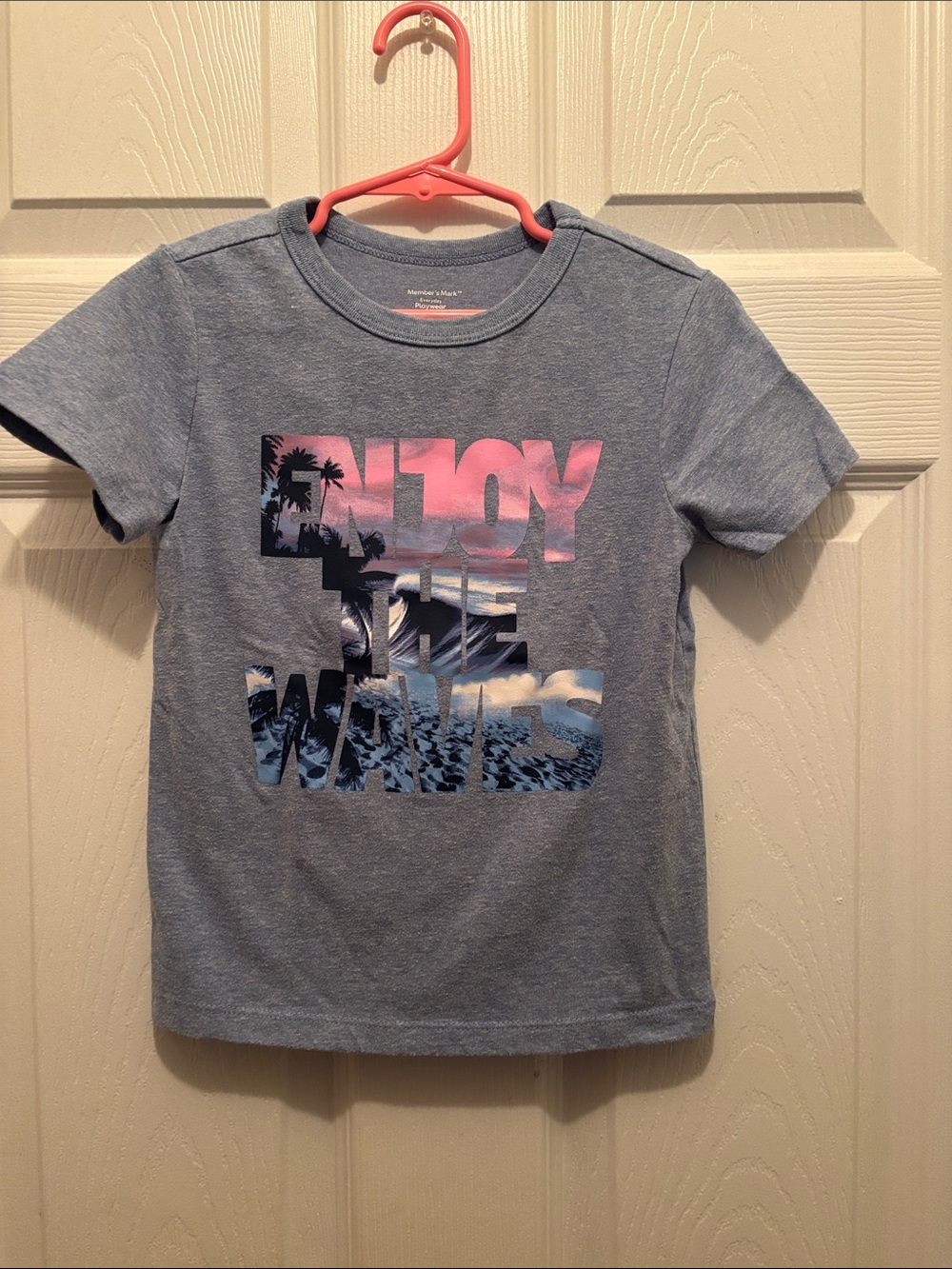 Enjoy the Waves Kids' Graphic Tee - Blue